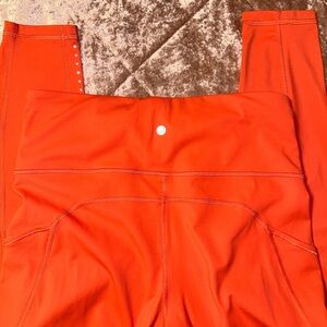 CRZ YOGA Coral Naked Feeling Leggings with Pockets 25 inch inseam